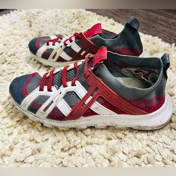 ZZegna Men LHPTU A4415X GSS Athletic Shoes Size 8 EU / 9 US main image 8